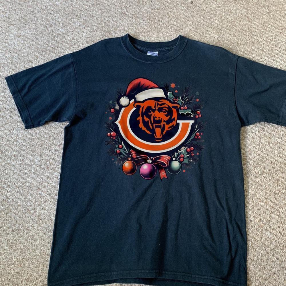 Chicago Bears Christmas Tshirt Nfl Unisex Tshirts